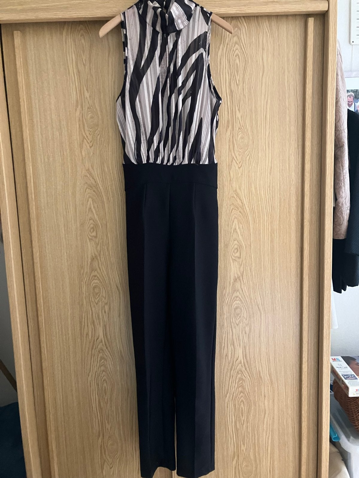 Rinascimento Jumpsuit met Zebraprin maat S, Ophalen of Verzenden, Zo goed als nieuw, Maat 36 (S), Zwart