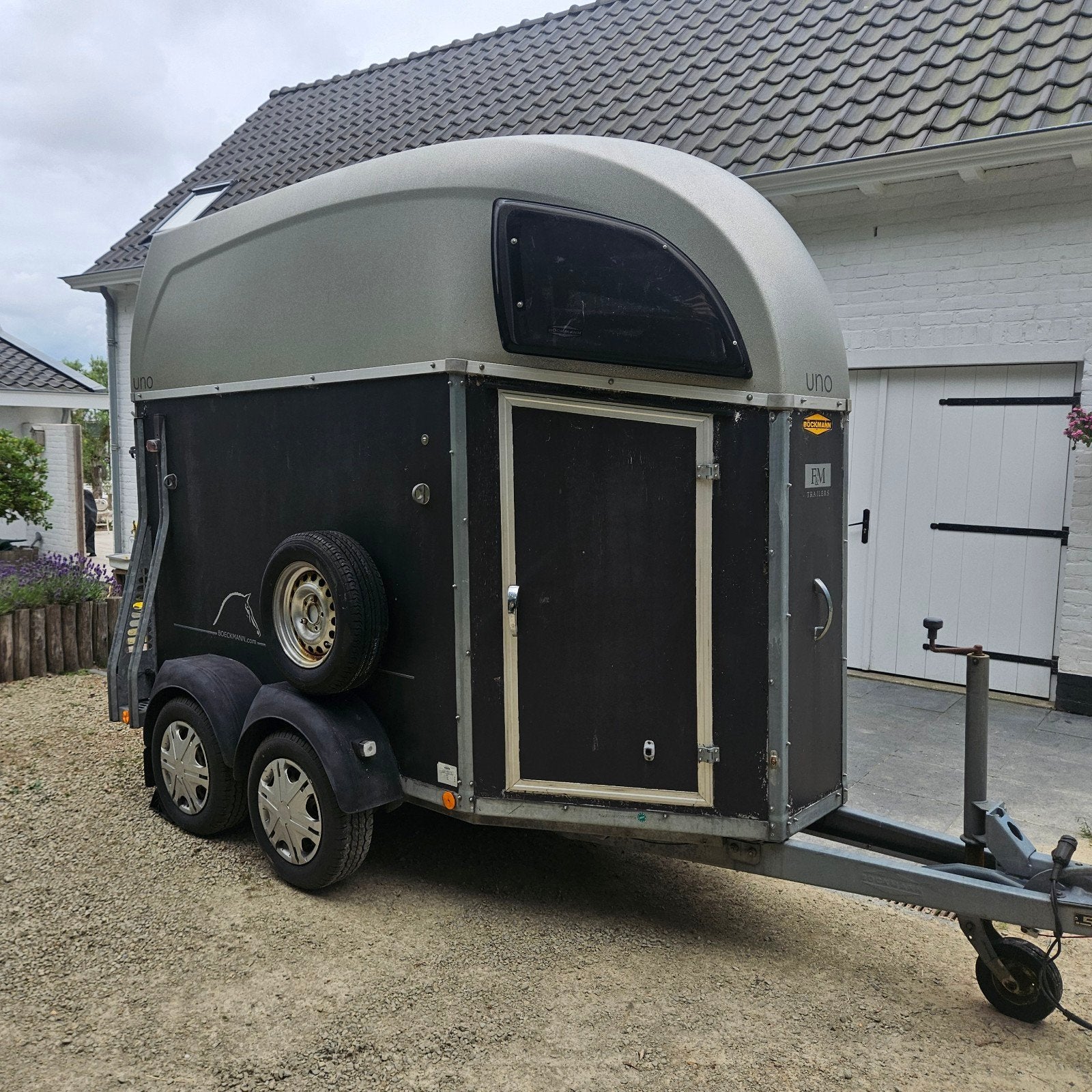Bockmann Uno 1,5 paardentrailer, Ophalen, Gebruikt