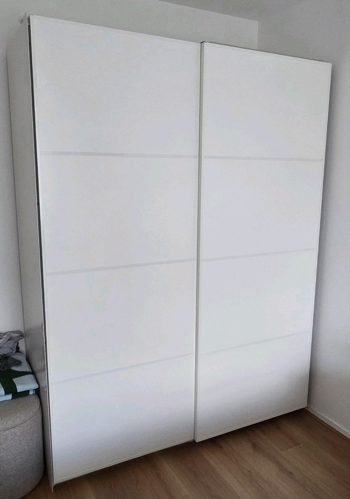 IKEA Pax Kledingkast met Mehamn schuifdeuren 150x66x201 cm, Huis en Inrichting, Kasten | Kledingkasten, Ophalen, Met deur(en)