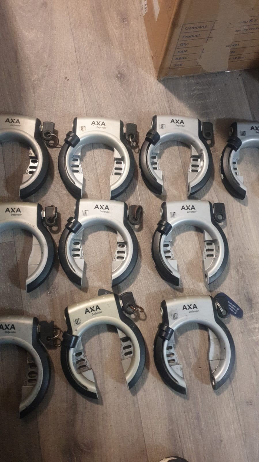 10x AXA Defender Fietssloten - ART Gekeurd, Ophalen of Verzenden, Ringslot