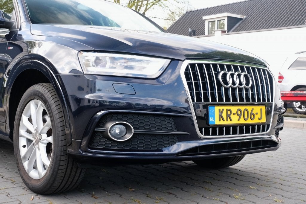Audi Q3 1.4 TFSI Pro L. S-Line (bj 2014), Auto's, Audi, 4 cilinders, 150 pk, Blauw, Handgeschakeld