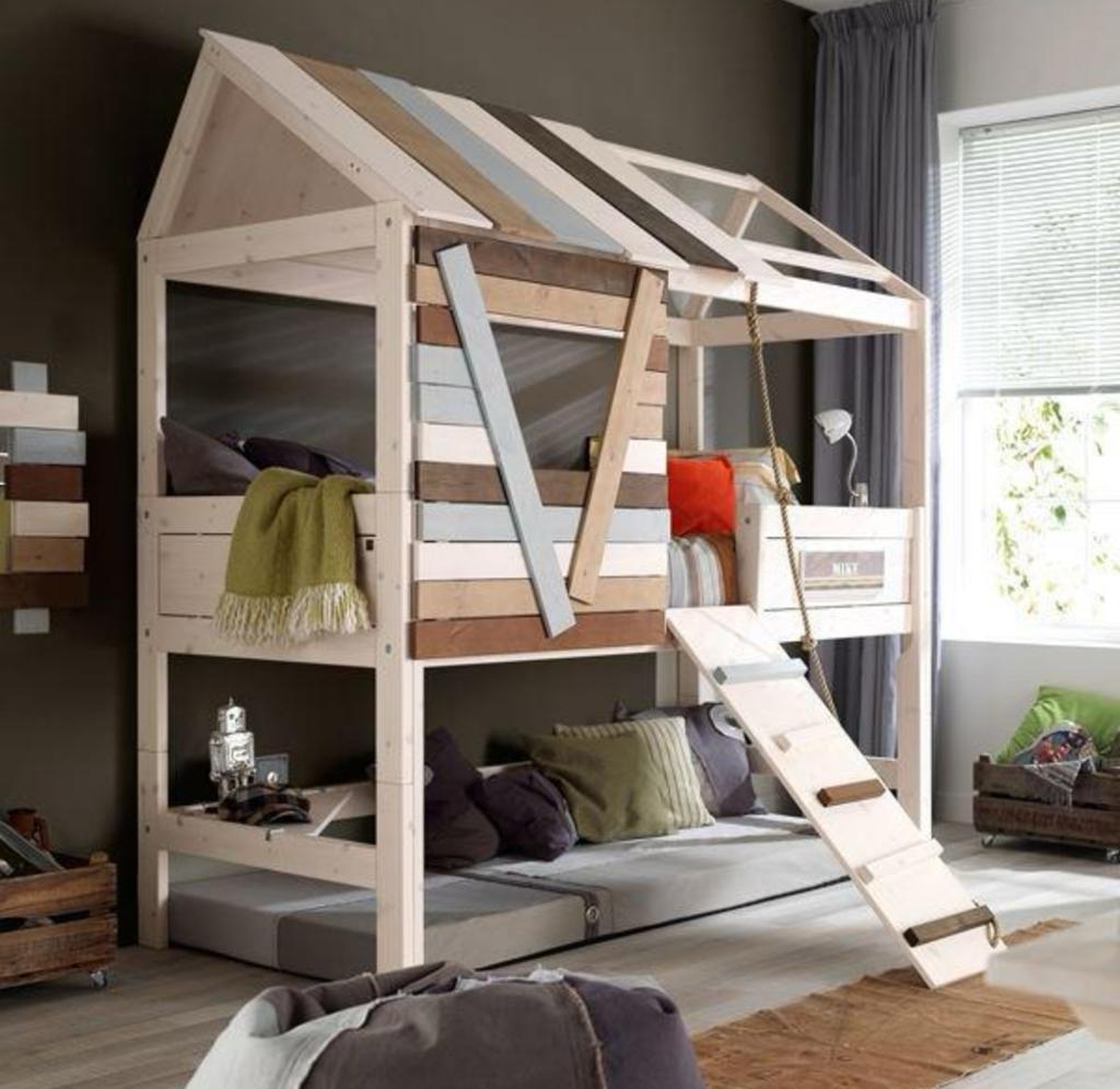 Wat een top kinderbed is dit!!! Lifetime Boomhutbed, Ophalen, Gebruikt, Hoogslaper