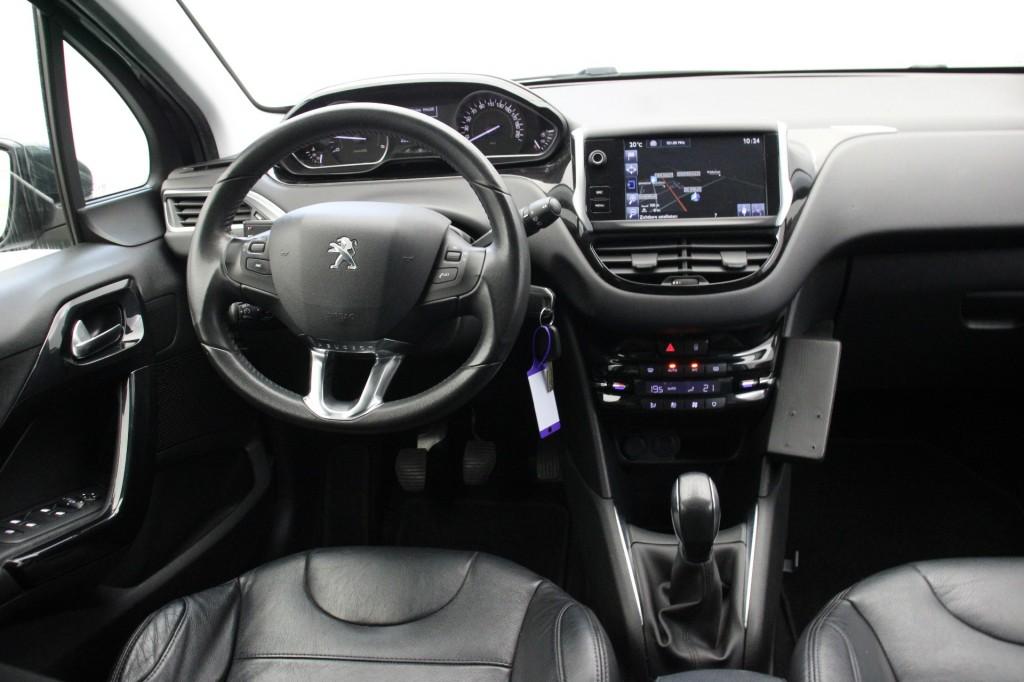 Peugeot 208 1.6 e-HDi Blue - Leer, Navi, Cruise, Clima, Stoe, Auto's, Euro 5, Gebruikt, Huisgarantie, 4 cilinders