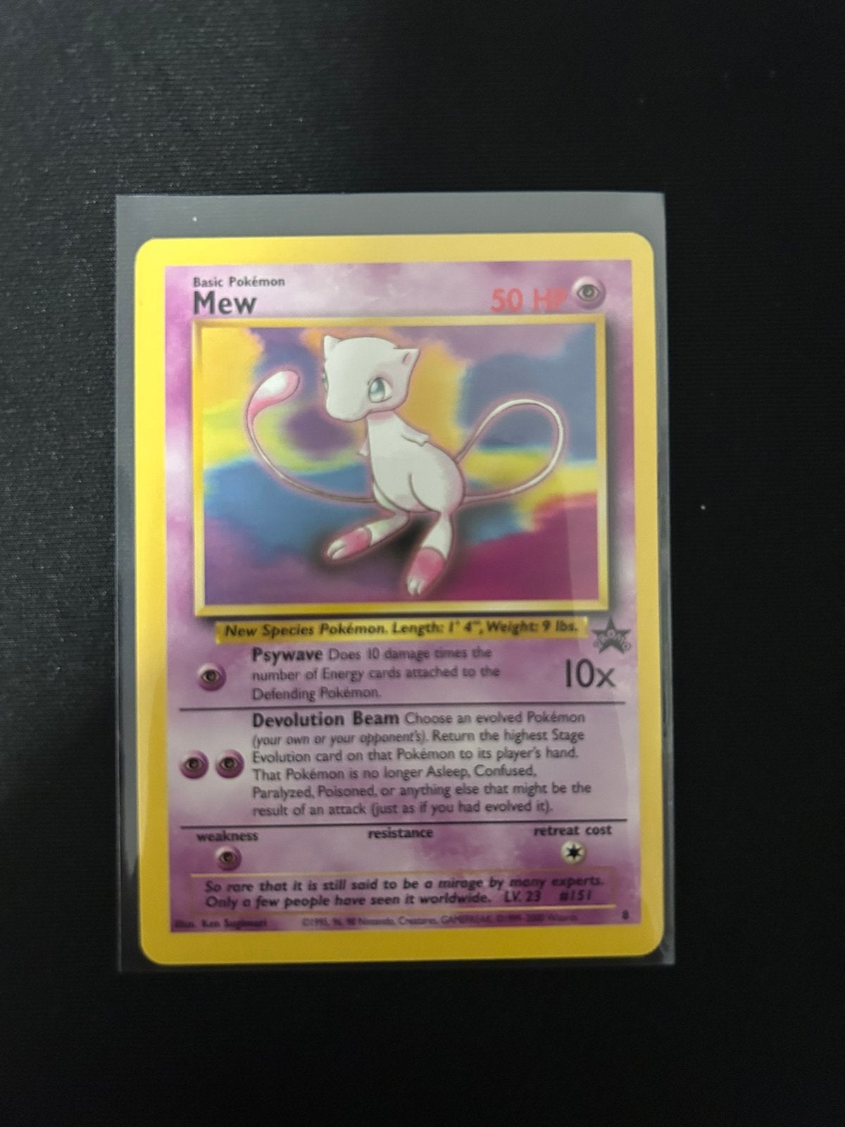 Pokemon Mew Promo, Ophalen of Verzenden, Zo goed als nieuw