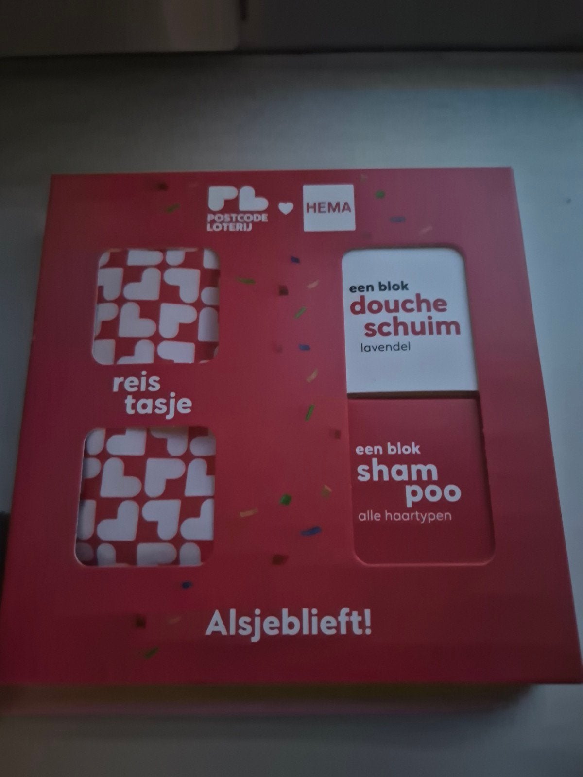 HEMA Postcode Loterij Doucheschuim, Shampoo & Reistasje, Ophalen of Verzenden
