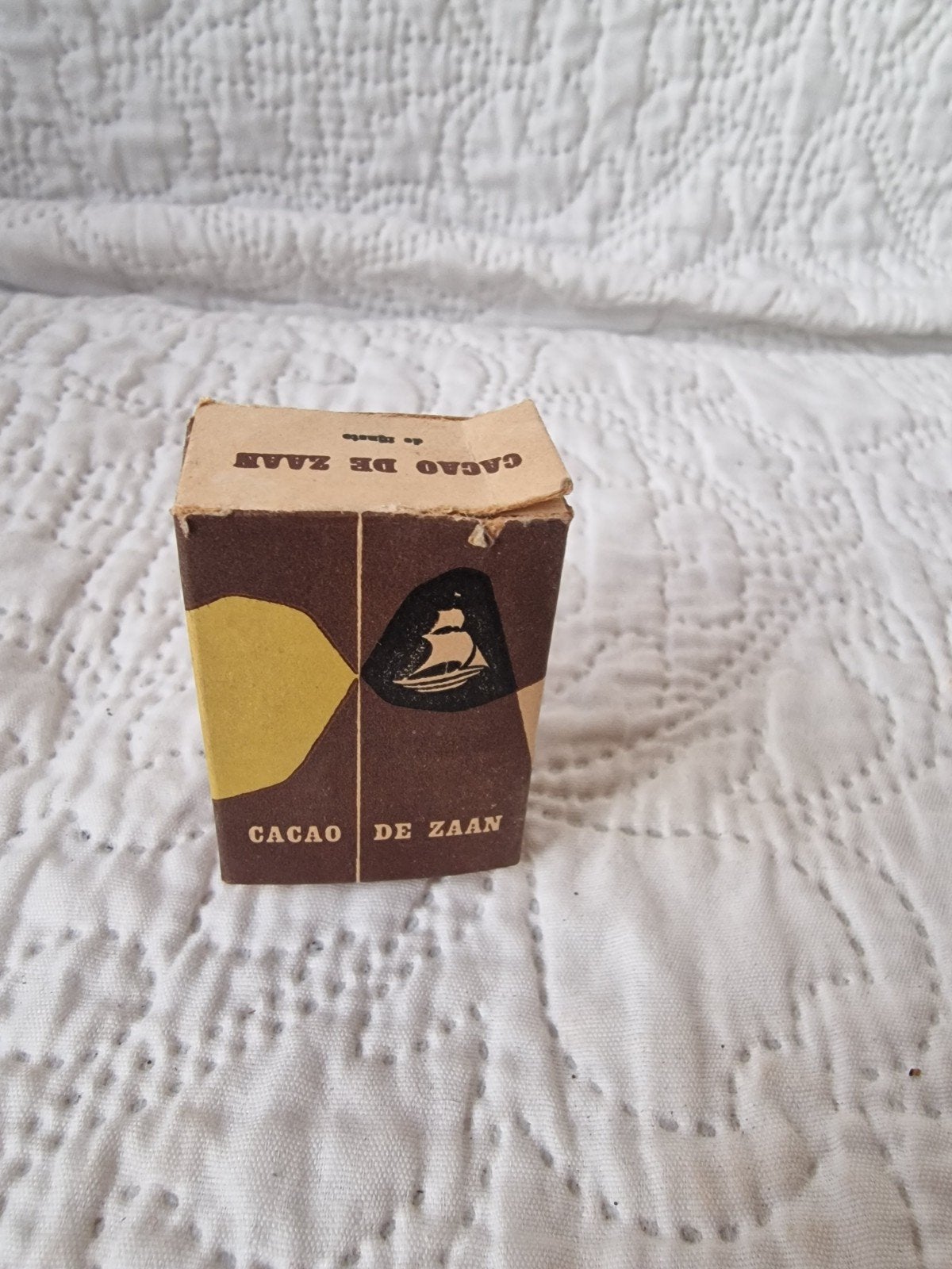 Vintage Cacao de Zaan doosje - Oud reclame object, Ophalen of Verzenden, Gebruikt