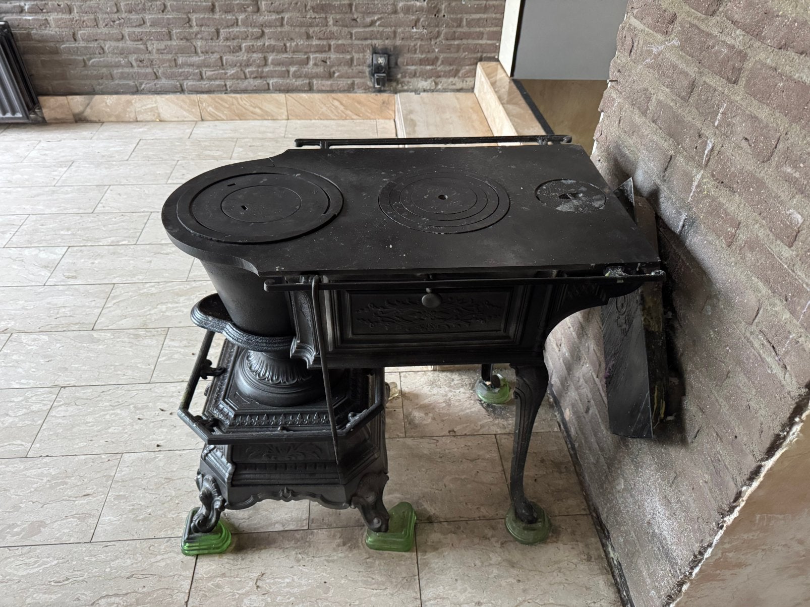 Gietijzeren Leuvense stoof Nanoquette Saint-Michel, Ophalen, Gebruikt, Overige materialen