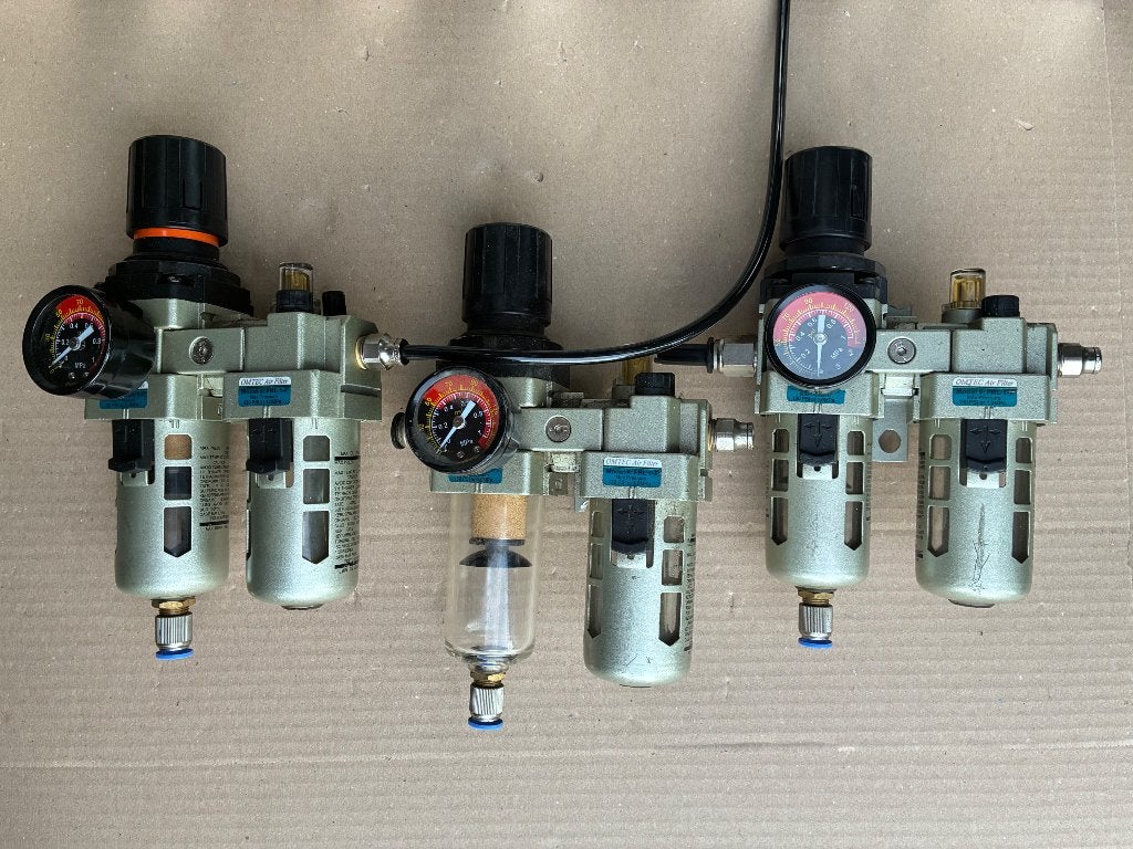 Omtec FRL-onderhoudseenheid, Hobby en Vrije tijd, Elektronica-componenten, Ophalen, Gebruikt