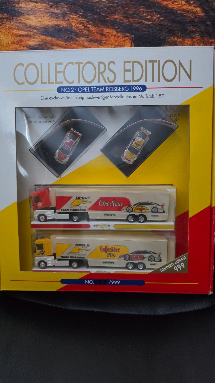 Minichamps 870002000 Opel Team Rosberg 1996 Set 509/999, Hobby en Vrije tijd, Modelauto's | 1:87, Ophalen, Nieuw, Auto, Overige merken