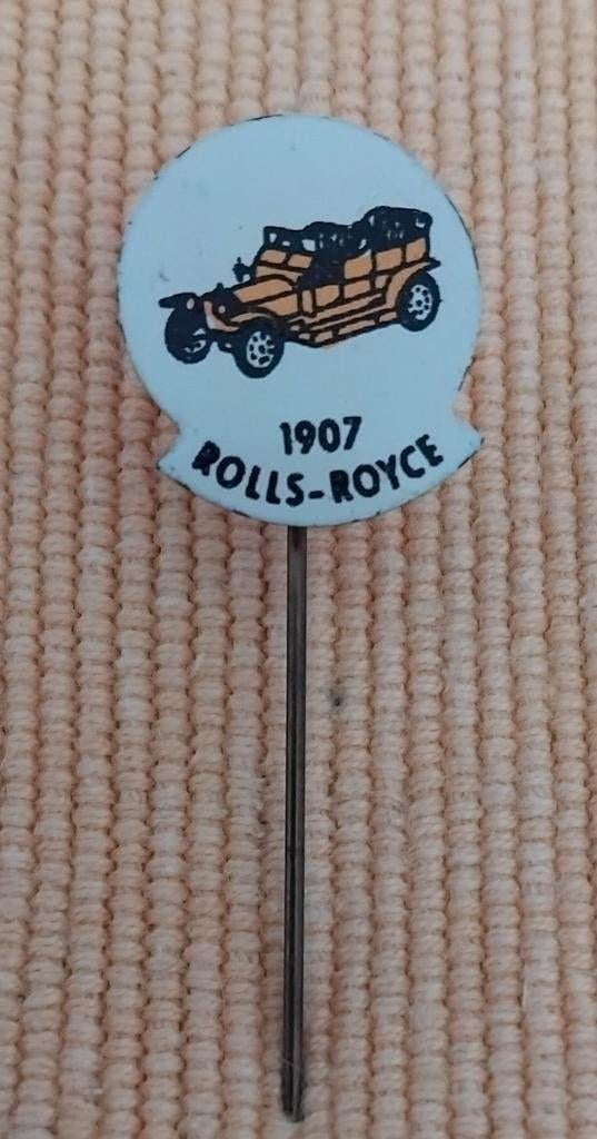 Vintage Rolls-Royce speldje 1907, Ophalen of Verzenden, Gebruikt, Merk, Speldje of Pin