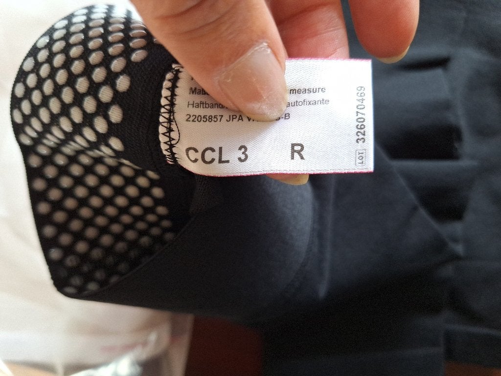 Mediven compressie kousen open teen CCL 3 mt L 4 stuks nieuw, Diversen, Verzenden, Nieuw