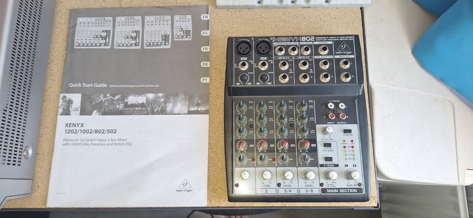 Behringer Xenyx 802 PA mixer - Zo goed als nieuw, Muziek en Instrumenten, Ophalen of Verzenden, Zo goed als nieuw, 5 tot 10 kanalen