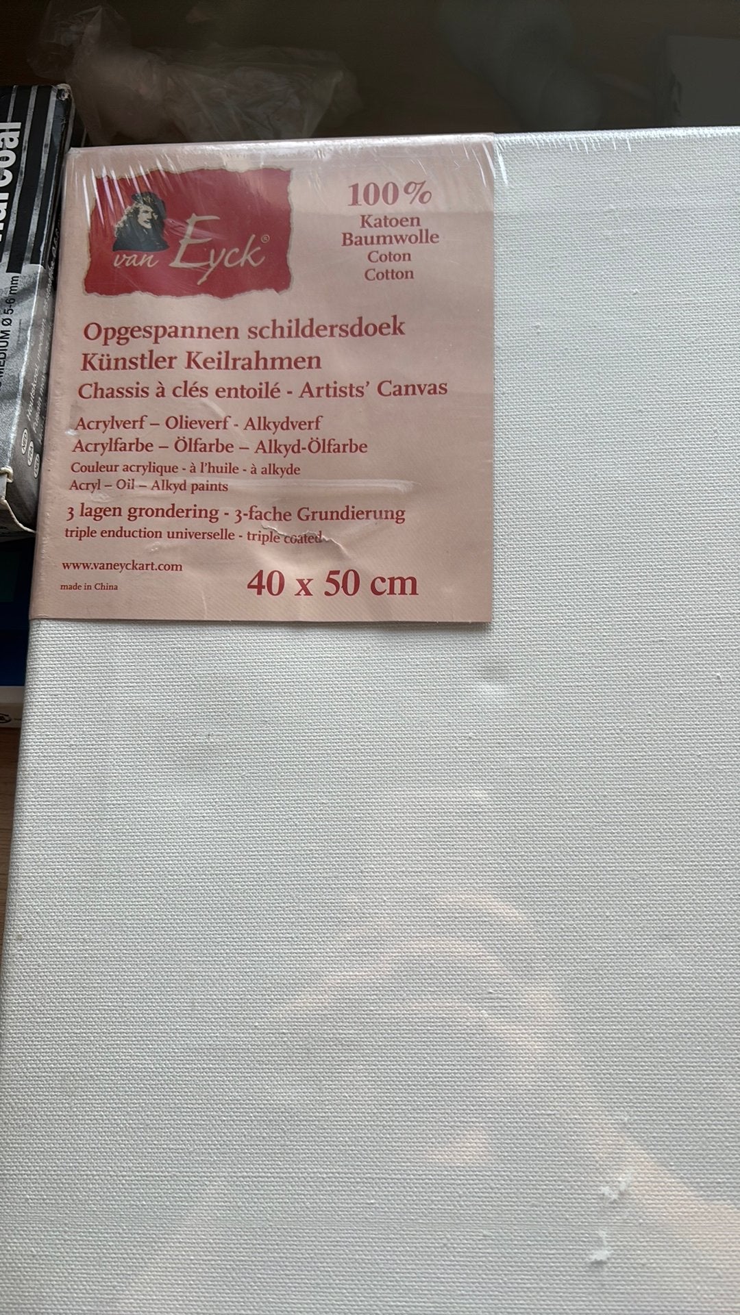 Schildersdoek van Eyck - 40!x 50 cm, Ophalen, Zo goed als nieuw