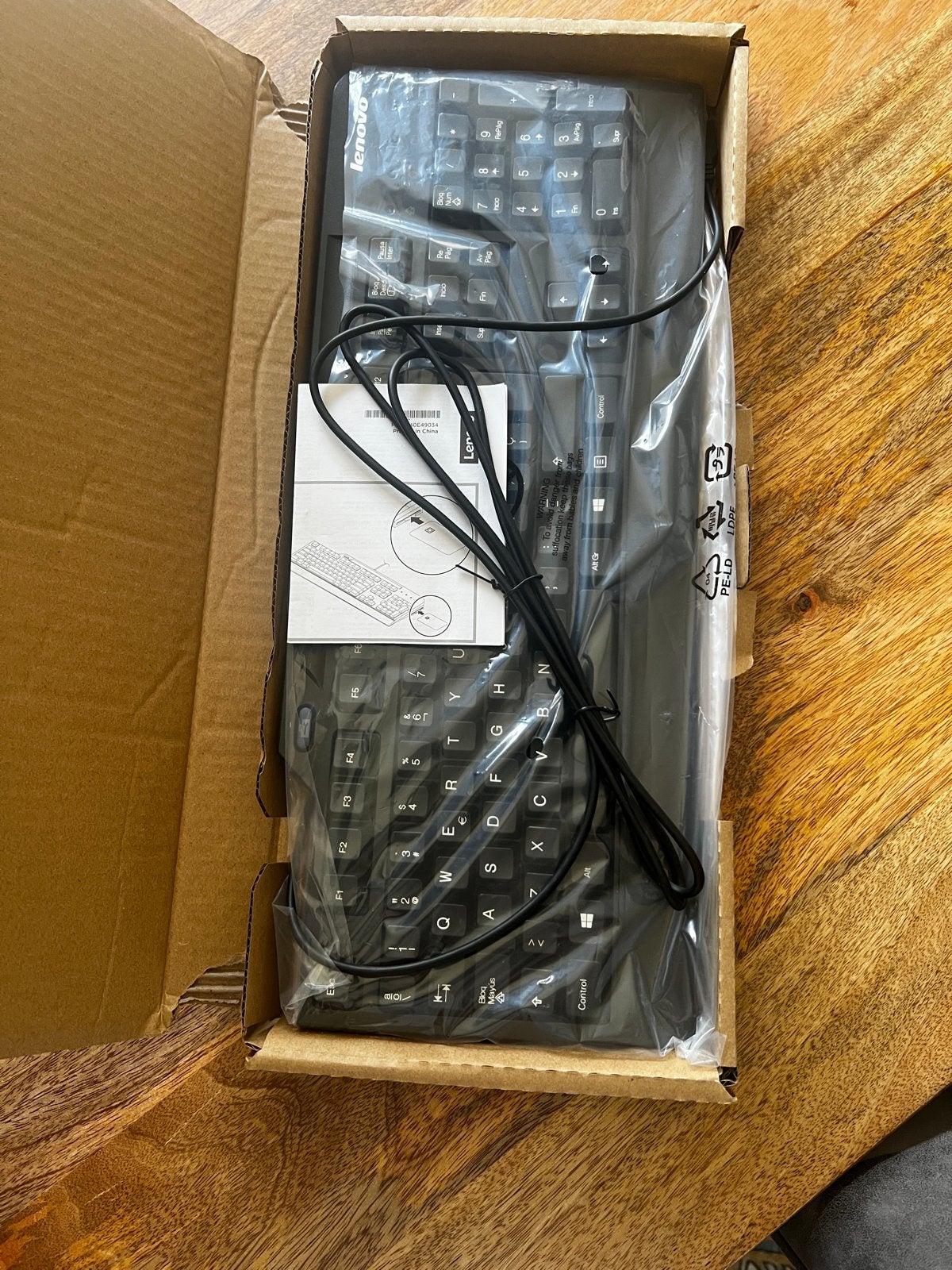 Nieuw Lenovo Bedraad Toetsenbord - QWERTY, Ophalen of Verzenden, Qwerty, Nieuw, Bedraad