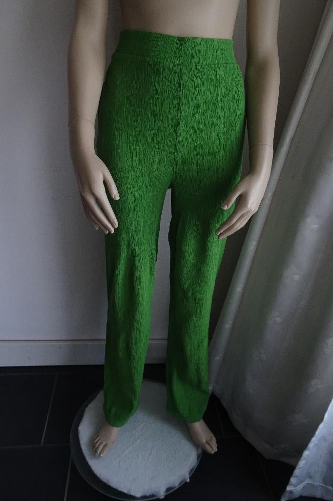 groene zomerbroek van Costes maat XL, Kleding | Dames, Broeken en Pantalons, Ophalen, Maat 46/48 (XL) of groter, Zo goed als nieuw