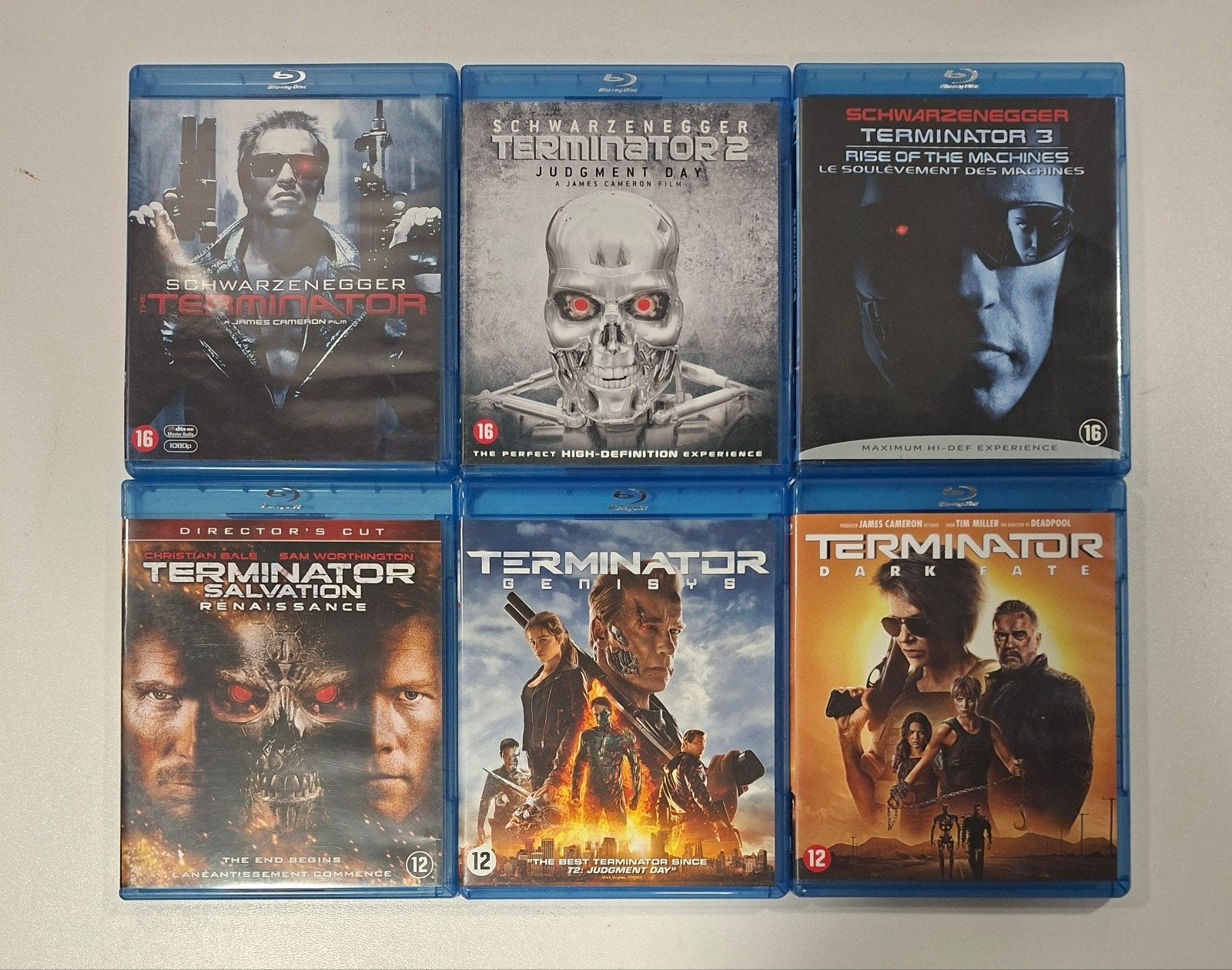 Terminator 1-6 complete collection, Cd's en Dvd's, Engels, Nederlands, Actie, Ophalen of Verzenden