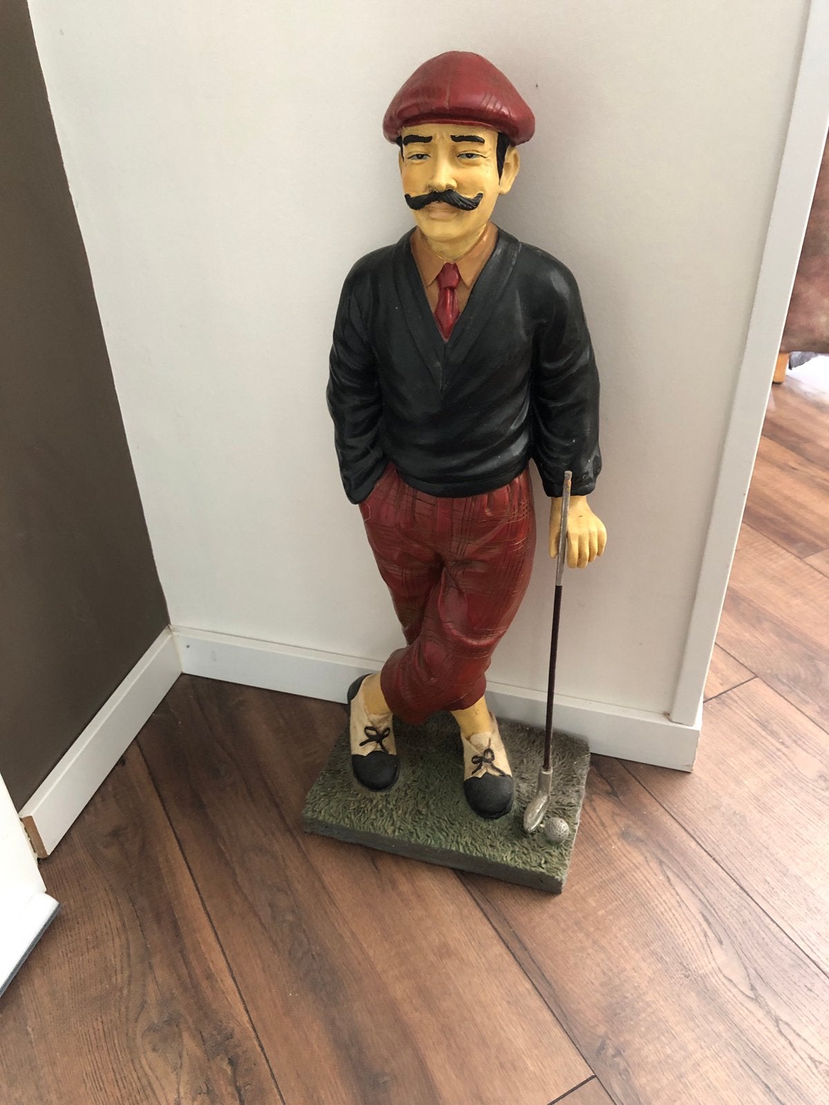 Golfer beeldje, Ophalen, Zo goed als nieuw, Mens