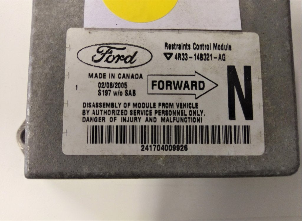 Foto 3 van Ford Mustang 2005-2006 airbag module