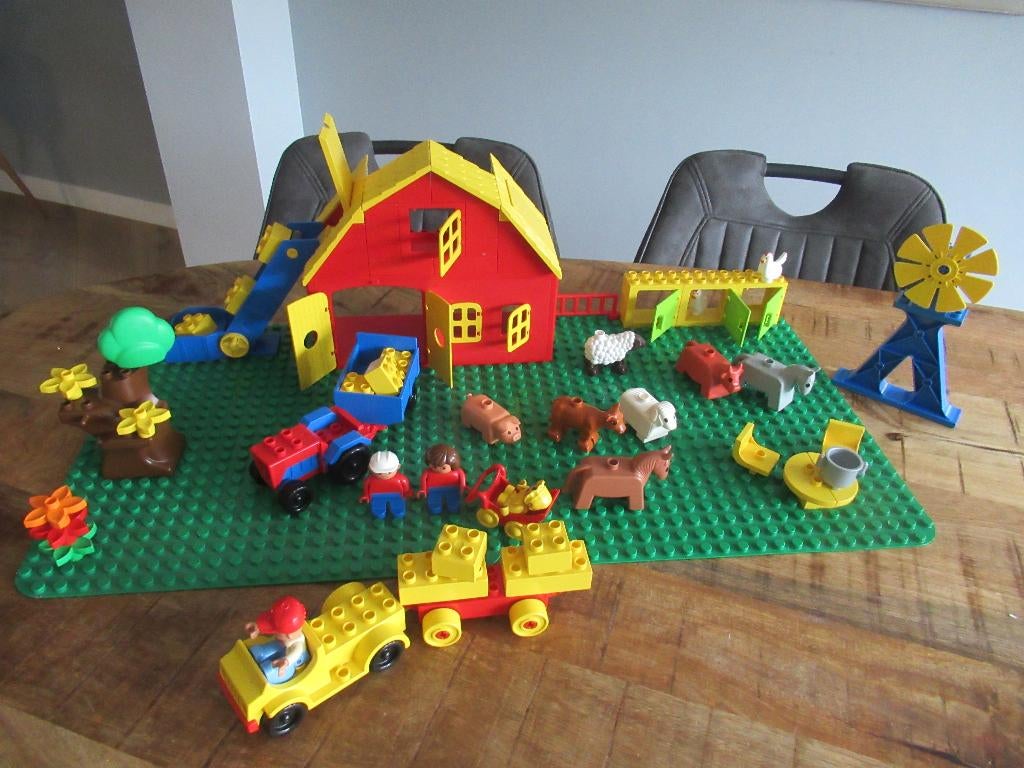 Super uitgebreide Duplo Barn Play Farm boerderij set 2655, Ophalen of Verzenden, Zo goed als nieuw, Compleet, Duplo
