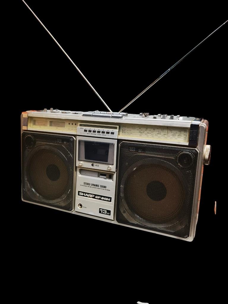 SHARP GF-9494 Vintage Boombox - Klassieke Bandrecorder, Ophalen, Refurbished, Radio
