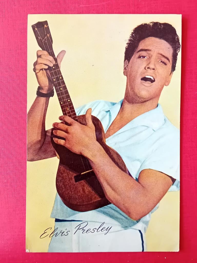 Ansichtkaart Elvis Presley, Ophalen of Verzenden, Foto of Kaart