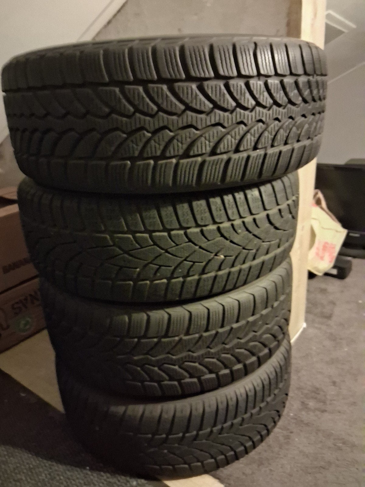 Winterbanden met velgen - Bridgestone Blizzak 205/55R16, Ophalen, Gebruikt, 16 inch, Banden en Velgen