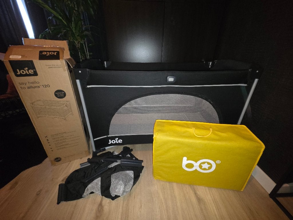 Joie Allura 120 reisbed met extra matras, Ophalen, Zo goed als nieuw, Ledikant