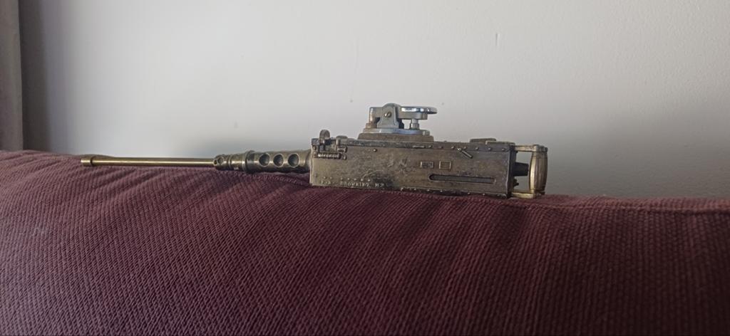 Zeldzame Browning 50 m3 12.7 kaliber machine aansteker, Ophalen of Verzenden, Huis en Inrichting