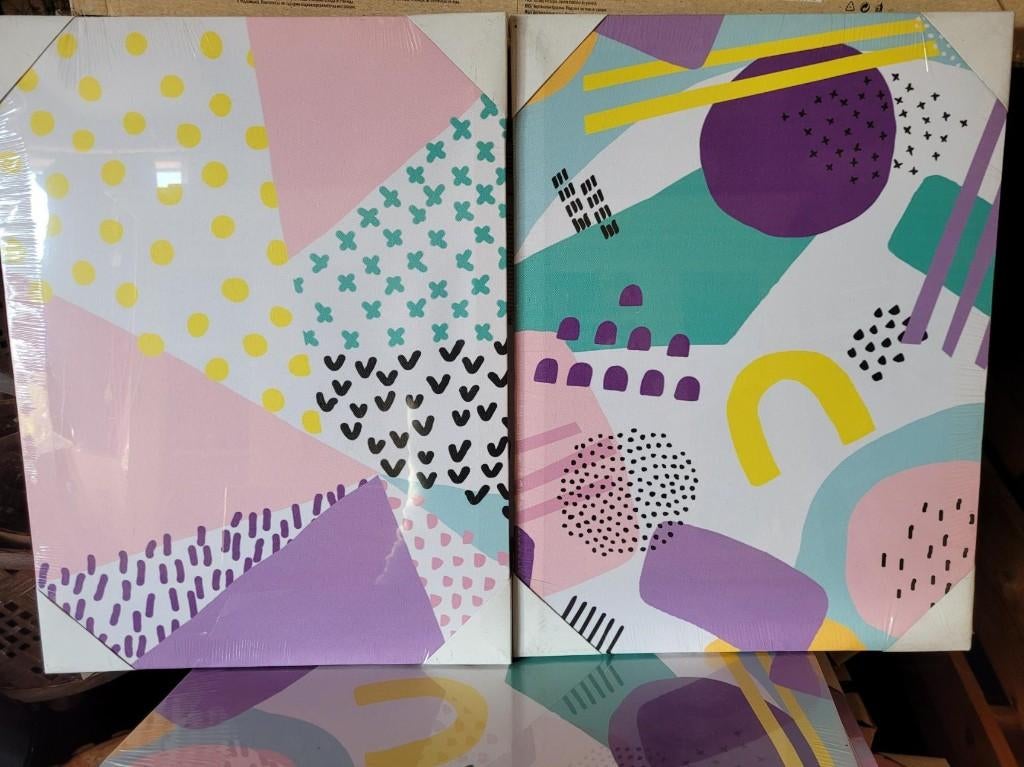 leuke canvassen / schilderijtjes voor op de kinderkamer, ., Nieuw, Ophalen of Verzenden, Wanddecoratie