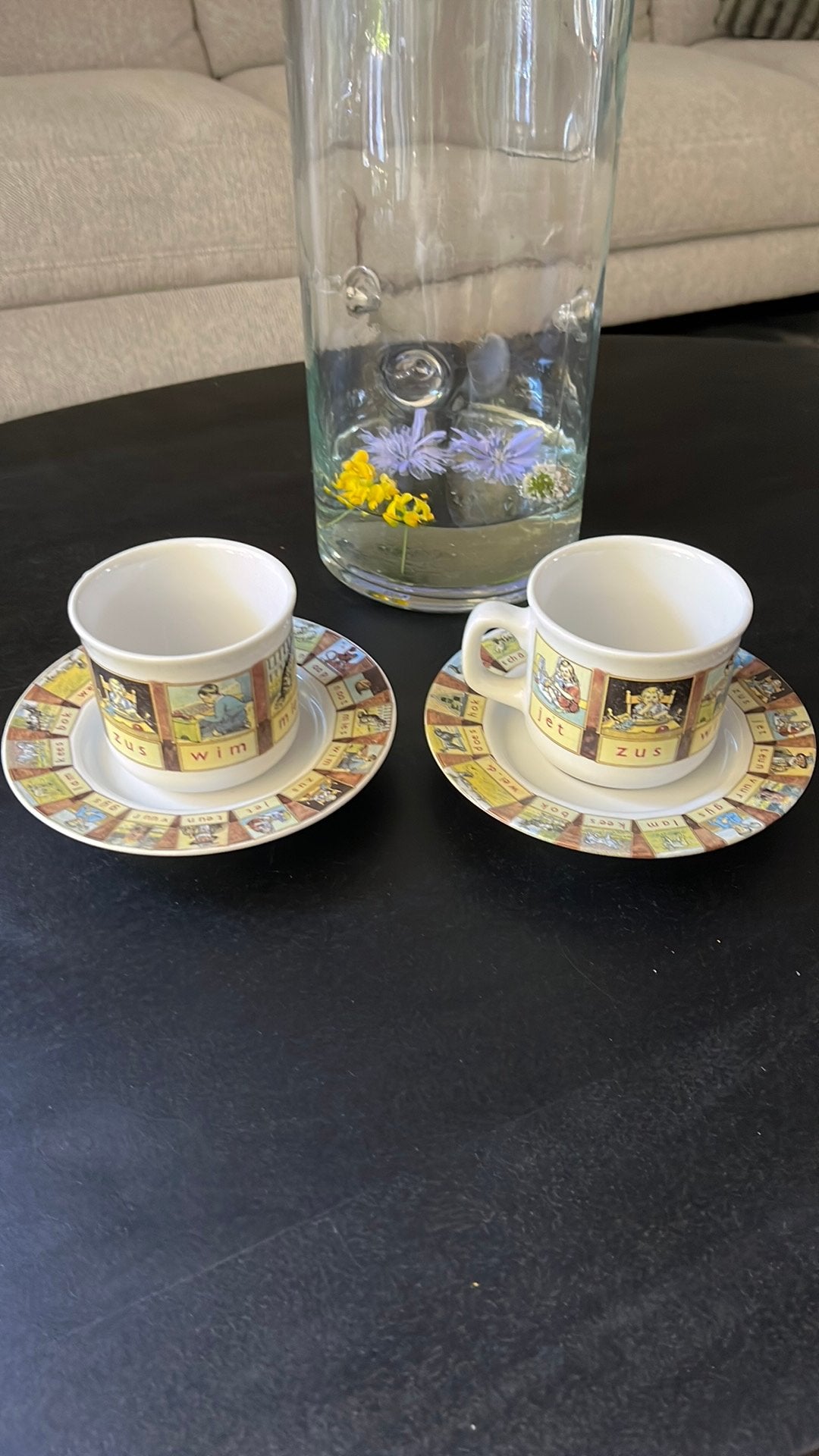Ot en sien servies aap noot mies, Antiek en Kunst, Ophalen of Verzenden