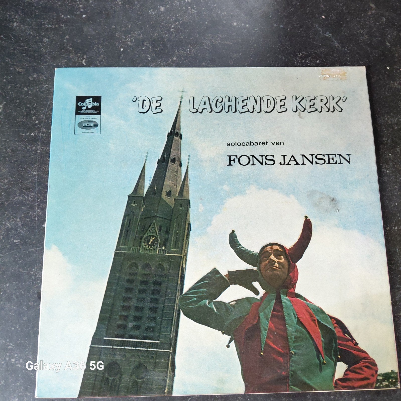 Fons Jansen - De Lachende Kerk (LP), Cd's en Dvd's, Ophalen of Verzenden, Gebruikt, Cabaret of Kleinkunst, Album