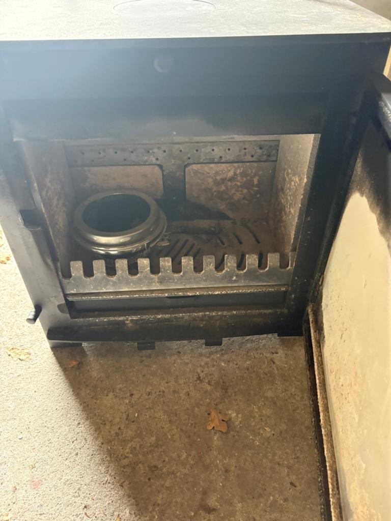 Zeer nette houtkachel weinig gebruikt, Ophalen, Zo goed als nieuw, Vrijstaande haard, Houthaard