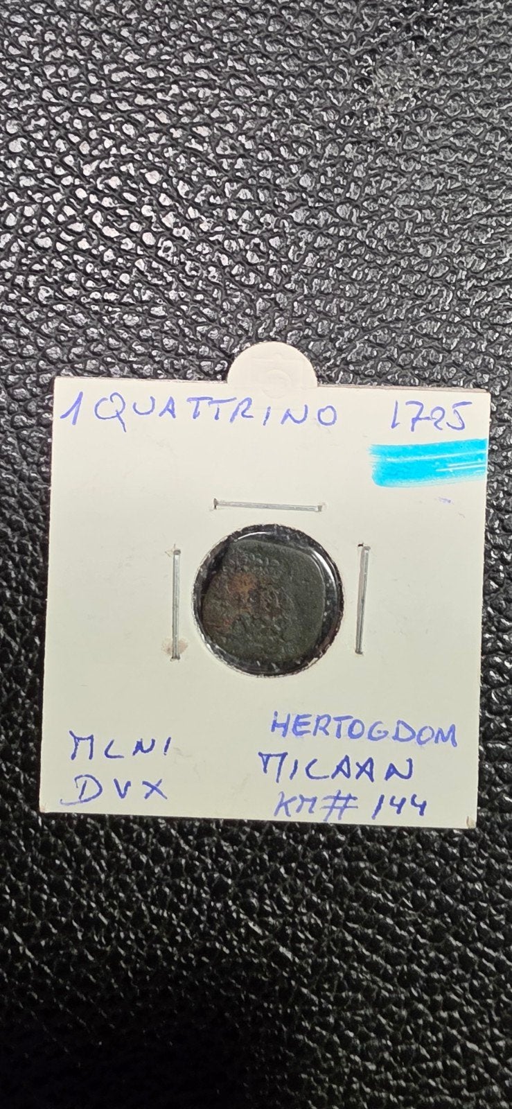 Hertogdom Milaan 1 Quattrino 1725 KM144, Ophalen of Verzenden, Overige landen