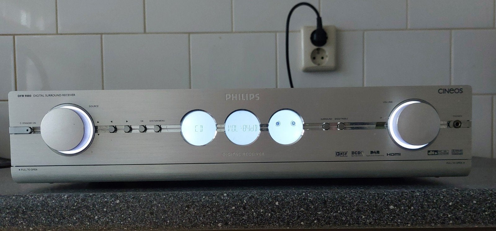 Philips DFR 9000 digital surround receiver, Ophalen of Verzenden, Zo goed als nieuw