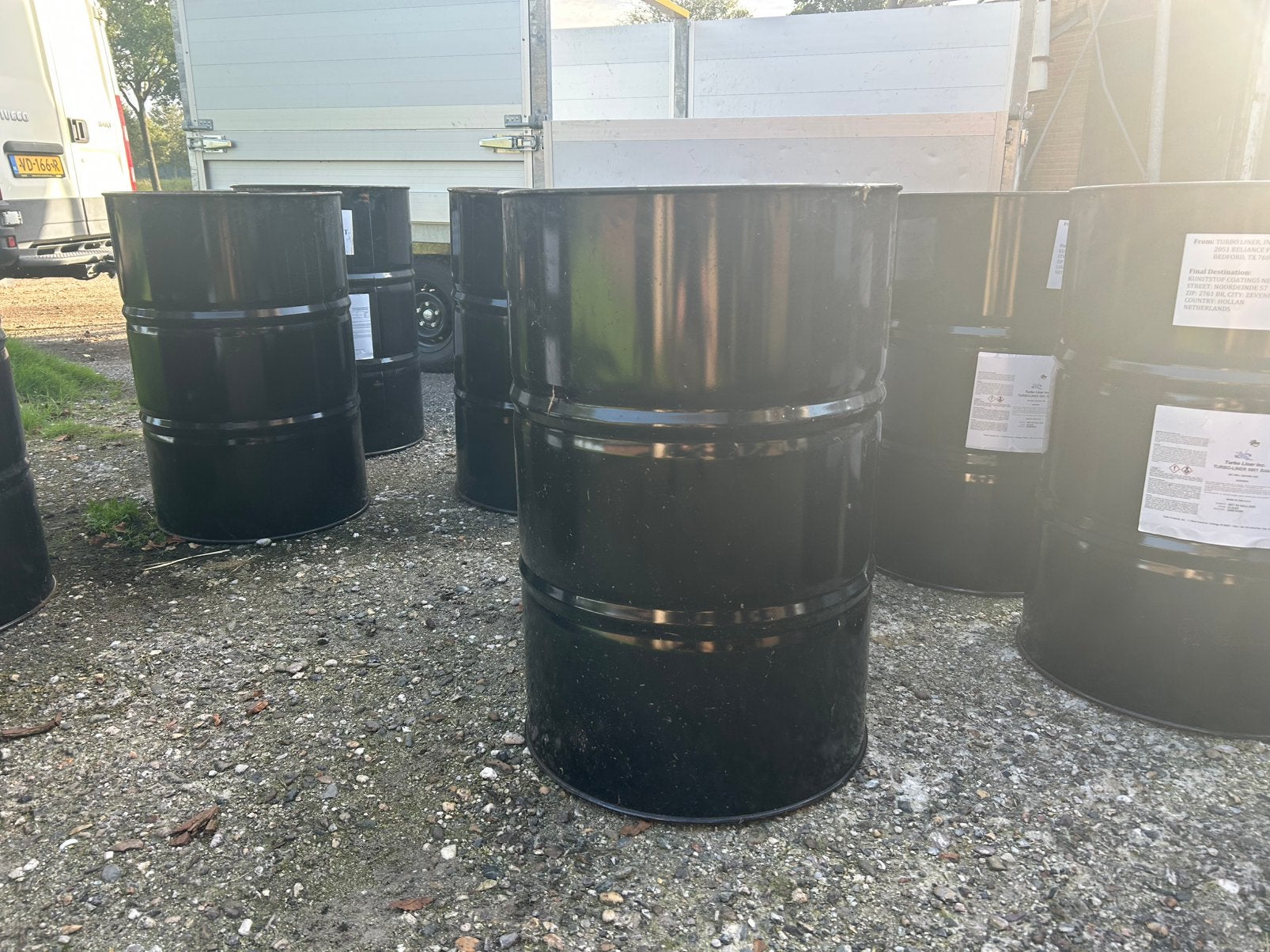 OLIEDRUM SHELL JOHN DEERE MANCAVE STATAFEL INDUSTRIEEL TON, NVT, NVT, Ophalen of Verzenden, Zo goed als nieuw
