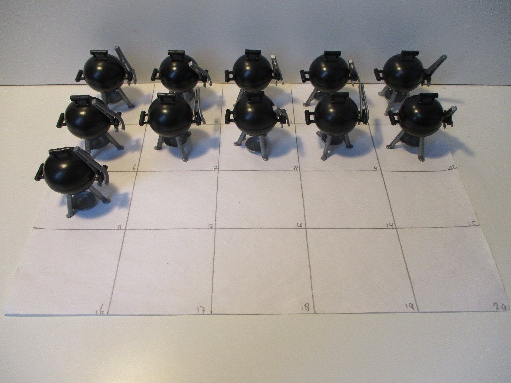 playmobil onderdelen barbeque set en in onderdelen, Losse onderdelen, Overige typen, Ophalen of Verzenden, Zo goed als nieuw