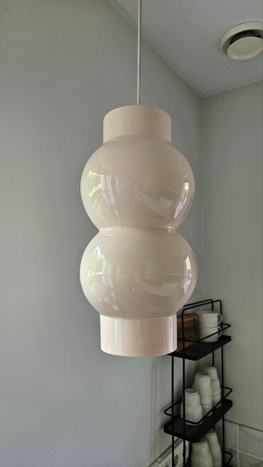 Isabel hanglamp Karwei, Ophalen, Zo goed als nieuw, Keramiek, E27 (groot)
