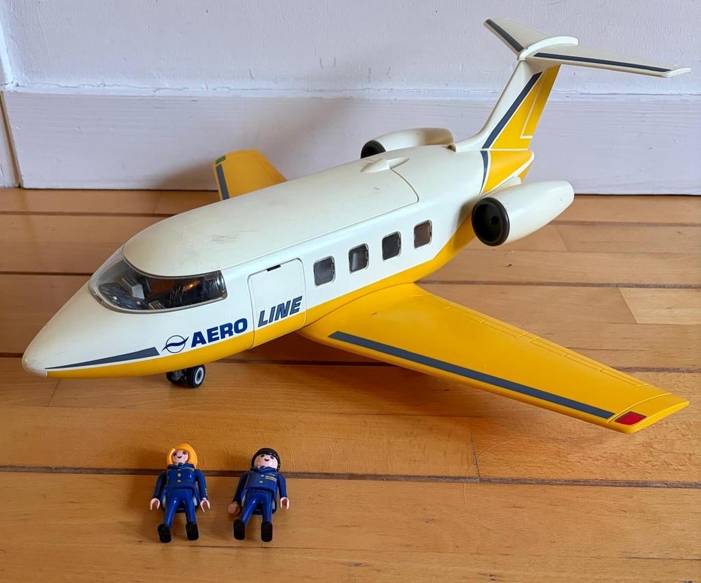 Playmobil 3185 Passagiersvliegtuig, Ophalen of Verzenden, Gebruikt