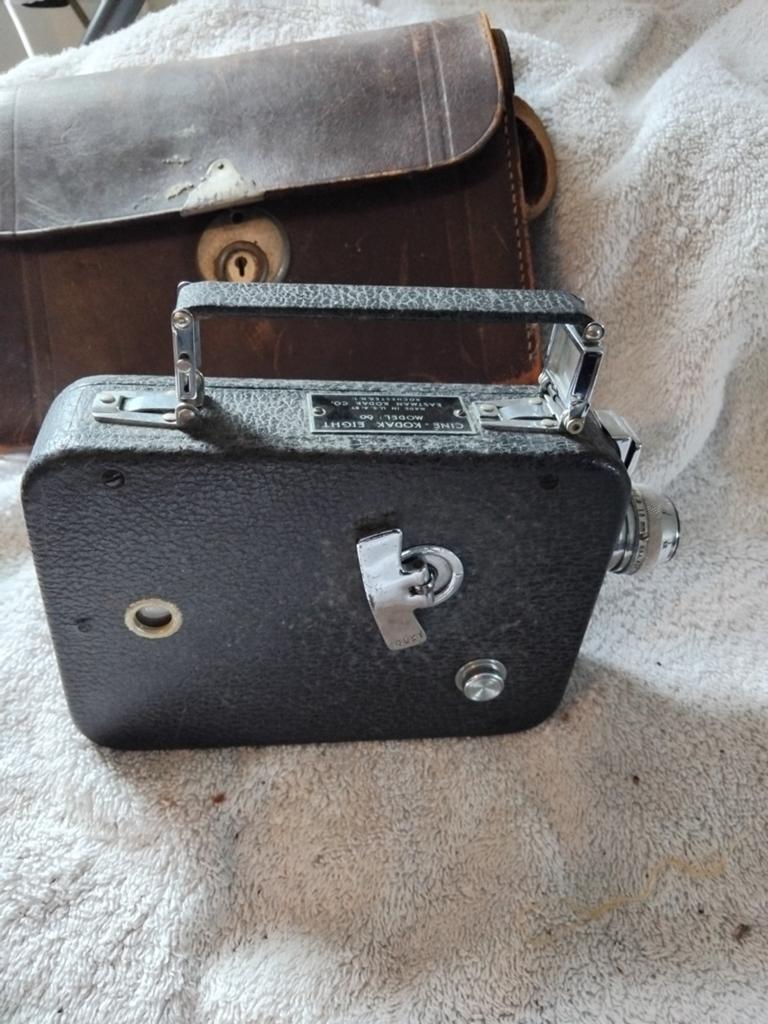 Vintage Cine-Kodak Eight Model 60 Camera met tas, Ophalen of Verzenden, 8mm, Camera