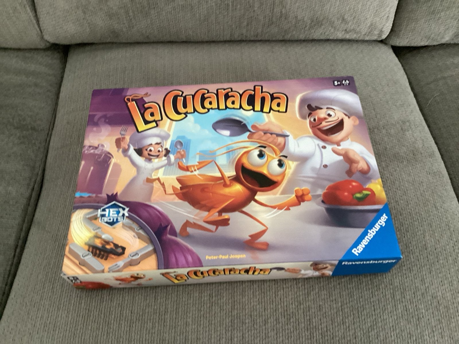 La Cucaracha bordspel van Ravensburger, Drie of vier spelers, Ophalen, Zo goed als nieuw