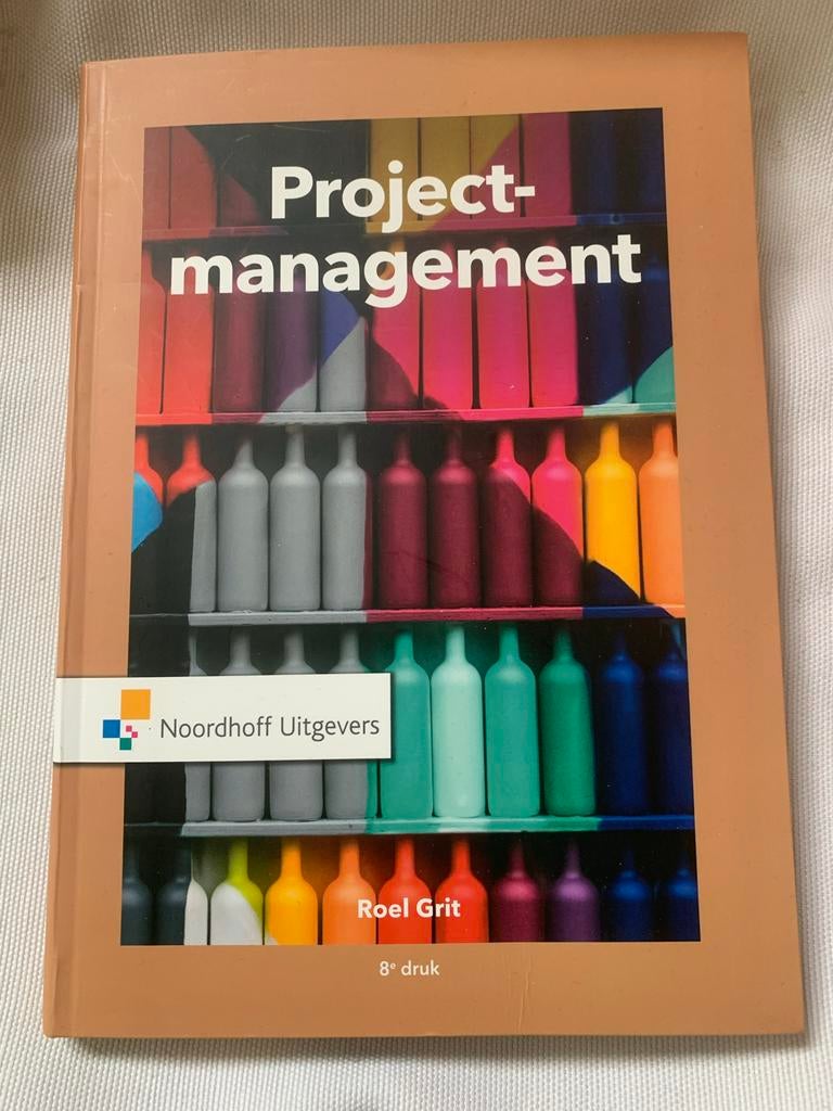Projectmanagement - Roel Grit (8e druk), Boeken, Studieboeken en Cursussen, Zo goed als nieuw, HBO, Gamma, Ophalen of Verzenden