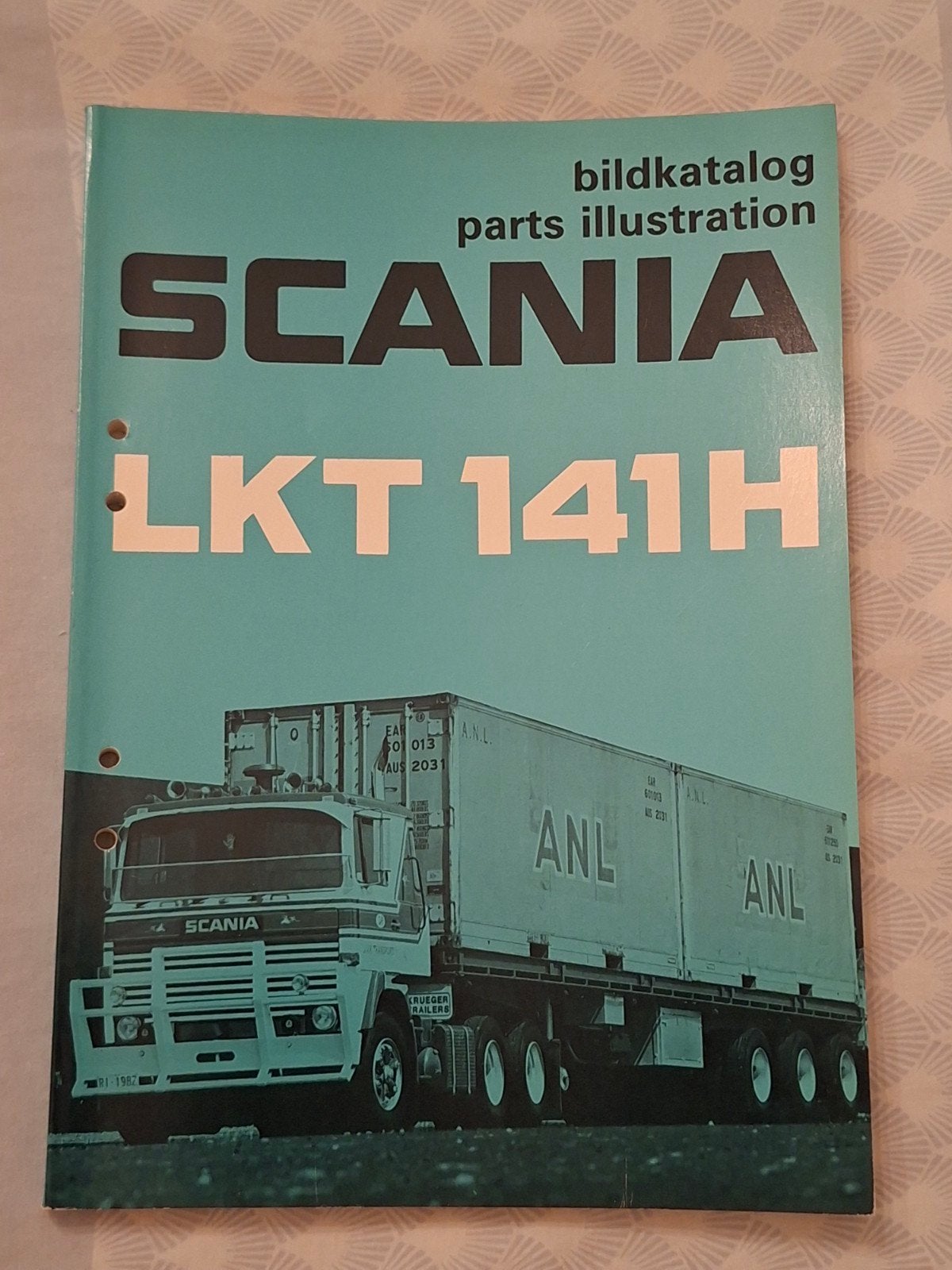 Scania LKT 141 V8 Onderdelen Boek, Ophalen of Verzenden, Auto's