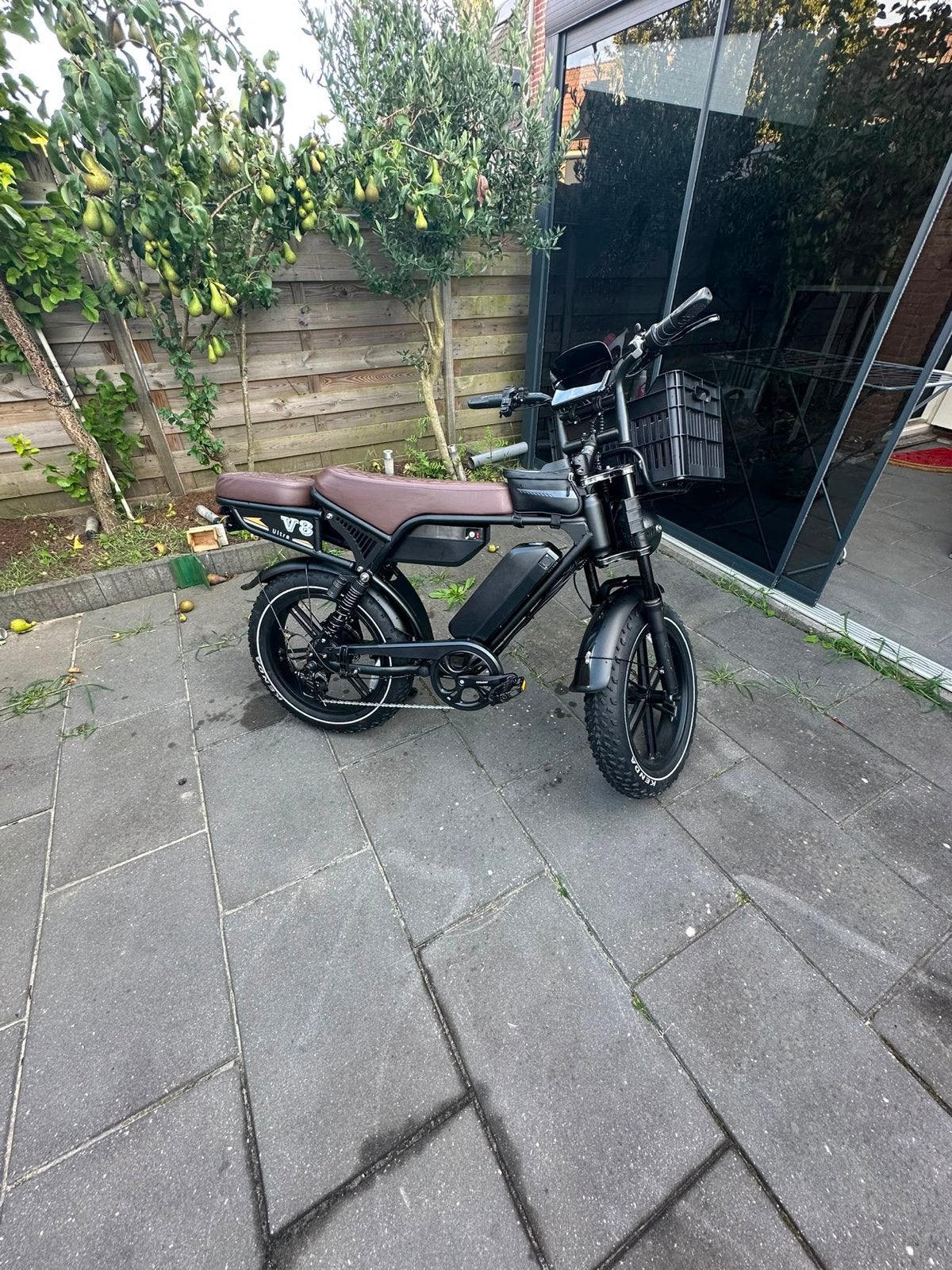 Ouxi V8 Ultra E-bike 2 accus - bijna nieuw, incl.accessoires, Fietsen en Brommers, Elektrische fietsen, Zo goed als nieuw, 50 km per accu of meer