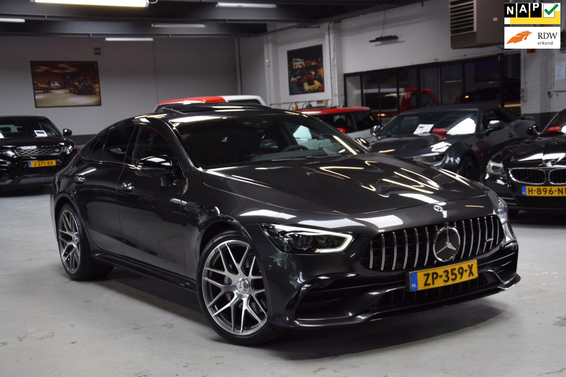 Mercedes-Benz AMG GT 4-Door Coupe AMG 43 Premium Plus Schuif, Auto's, Mercedes-Benz, Automaat, Gebruikt, 367 pk, 4 stoelen