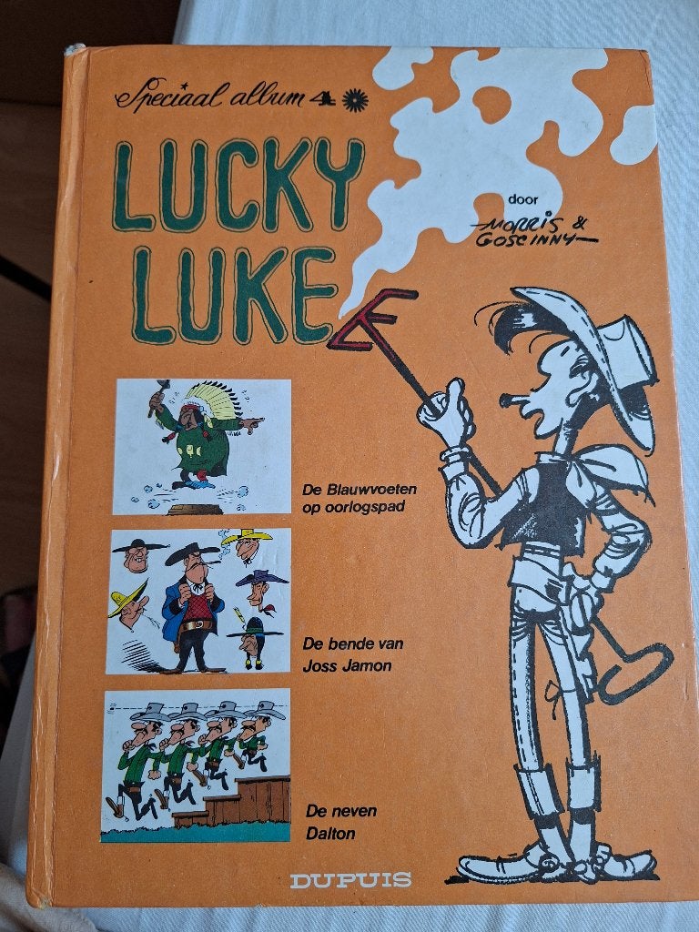 Lucky Luke speciaal album 4, Eén stripboek, Ophalen of Verzenden, Gelezen