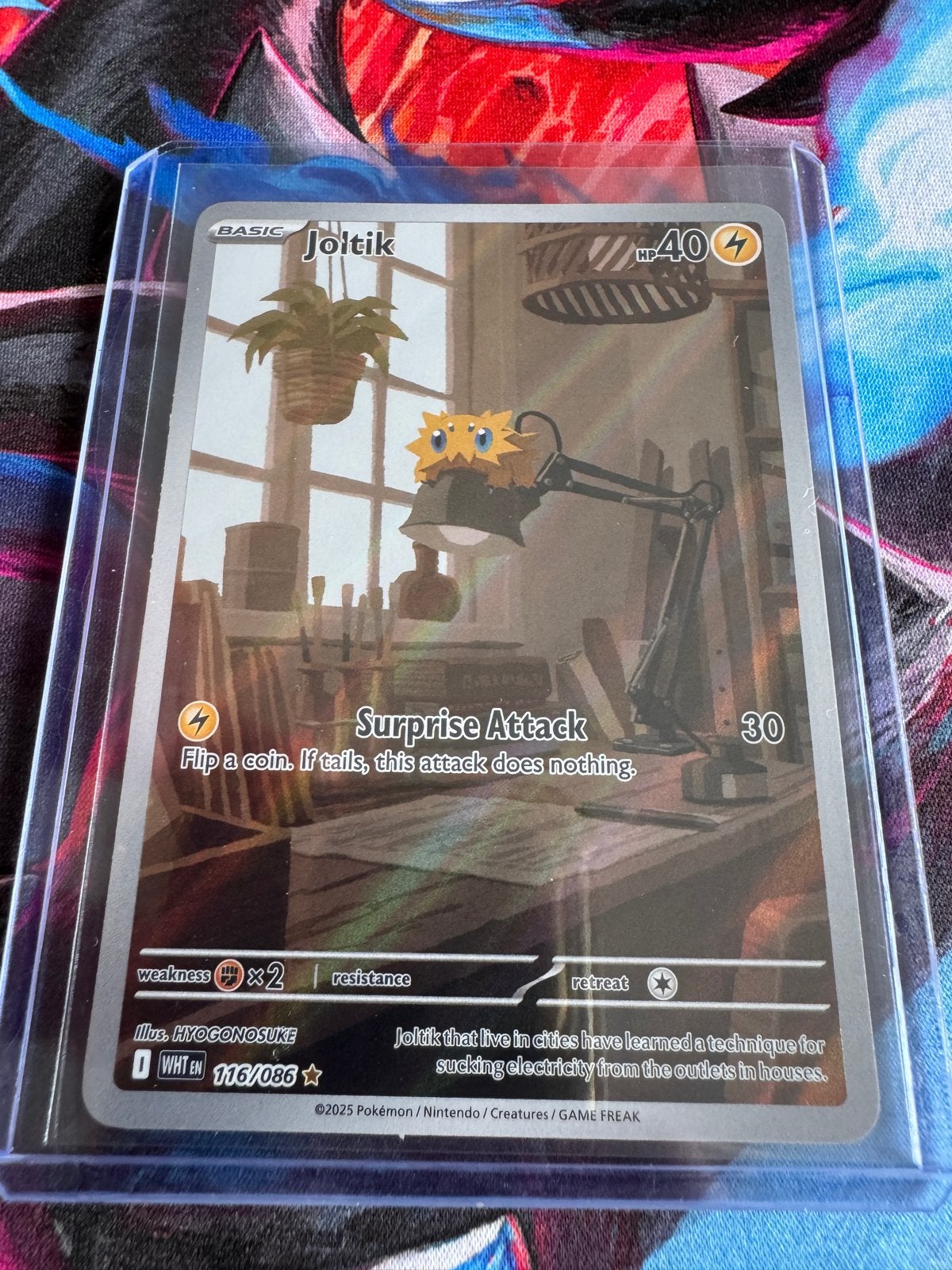 Joltik 116/086 wht en - Pokemon Kaart, Verzenden, Zo goed als nieuw, Losse kaart