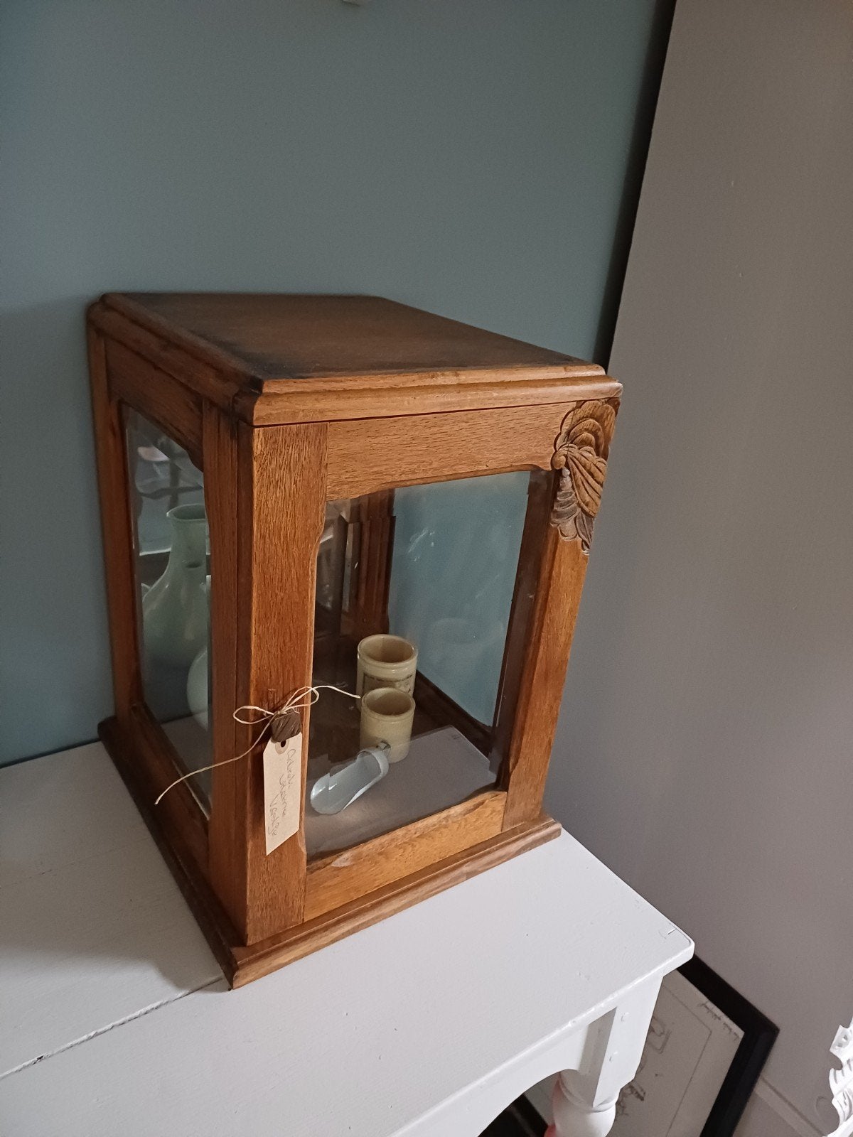 Vitrine Kastje....Pronk Kastje, Antiek en Kunst, Curiosa en Brocante, Ophalen of Verzenden