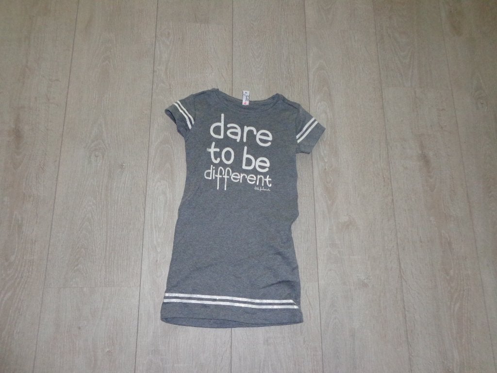 grijs zomerjurkje van JILLY, maat 110, Kinderen en Baby's, Ophalen of Verzenden, Gebruikt, Meisje, Jurk of Rok