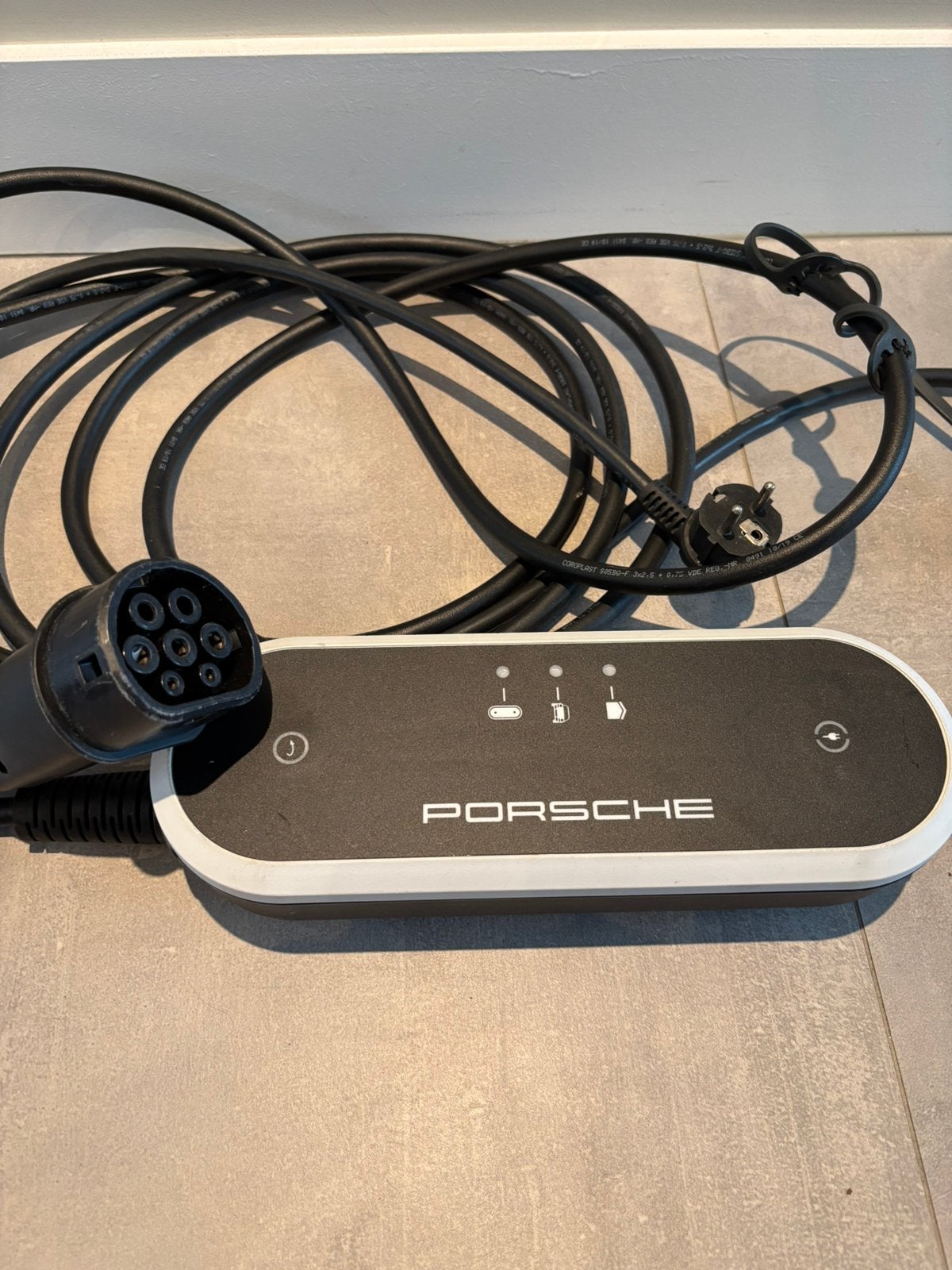 Porsche Mobile Charger type 2 Origineel 16A kabel opbergtas, Ophalen of Verzenden, Zo goed als nieuw, Laadkabel