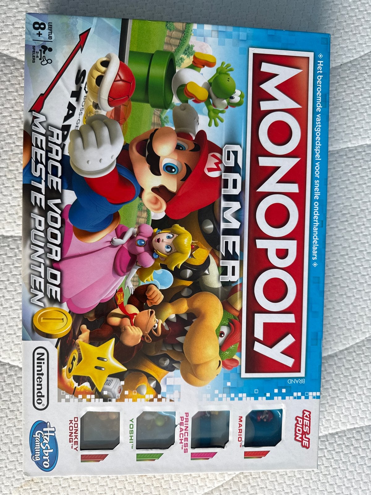 Monopoly Gamer: Race voor de meeste punten, Drie of vier spelers, Ophalen of Verzenden, Zo goed als nieuw